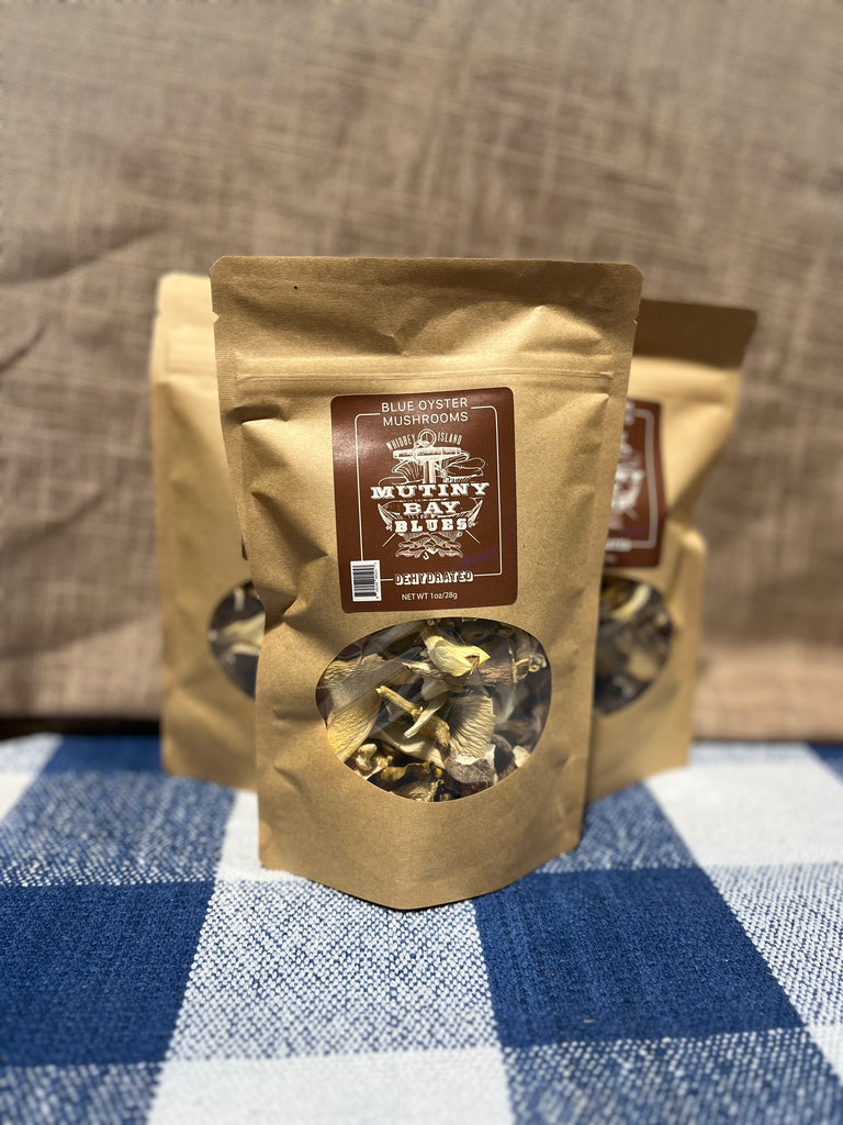 Dried Blue Oyster Mushrooms