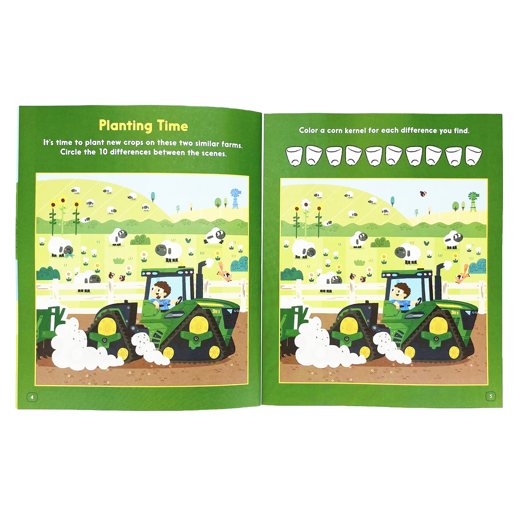 John Deere Kids Mega Machines Activity Book