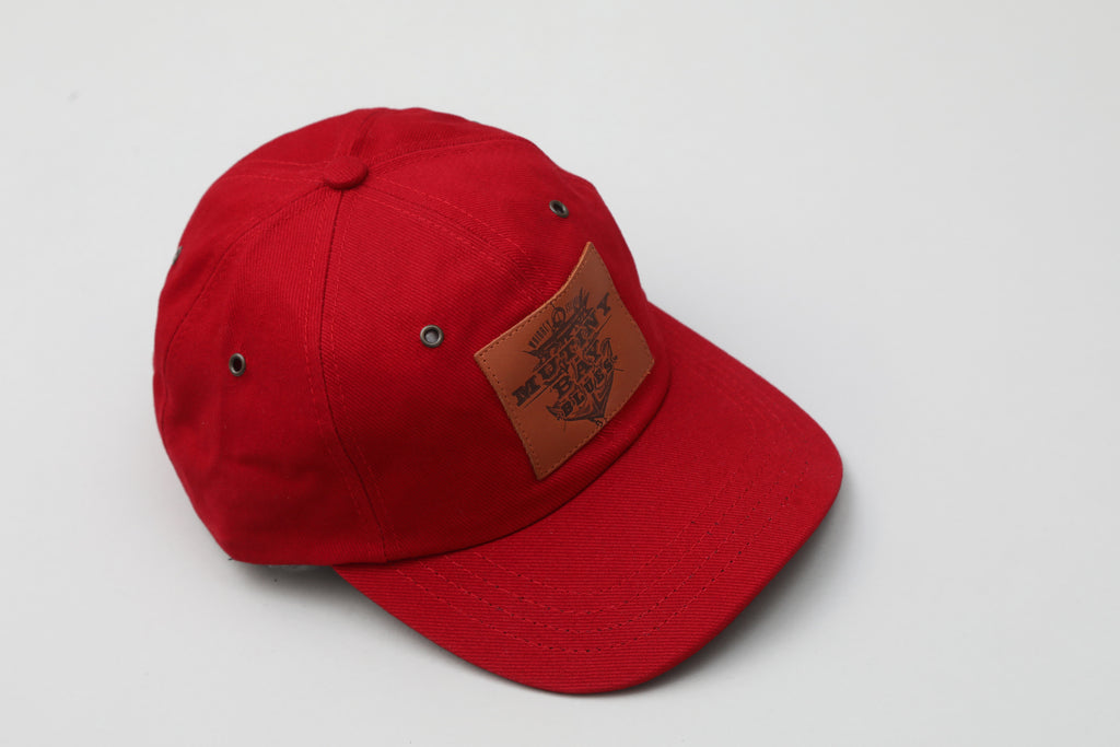 Red Hat with Leather Patch