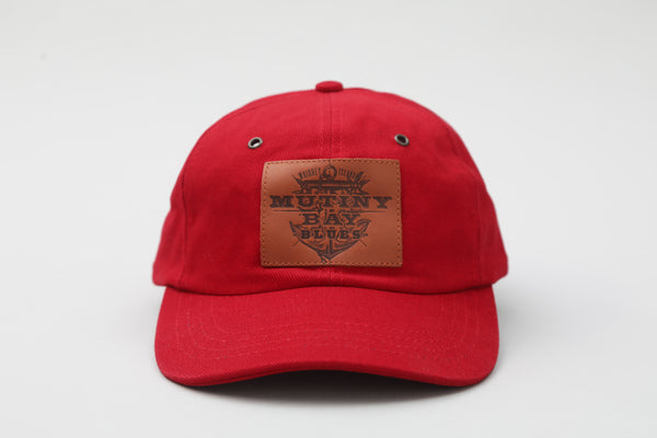 Red Hat with Leather Patch